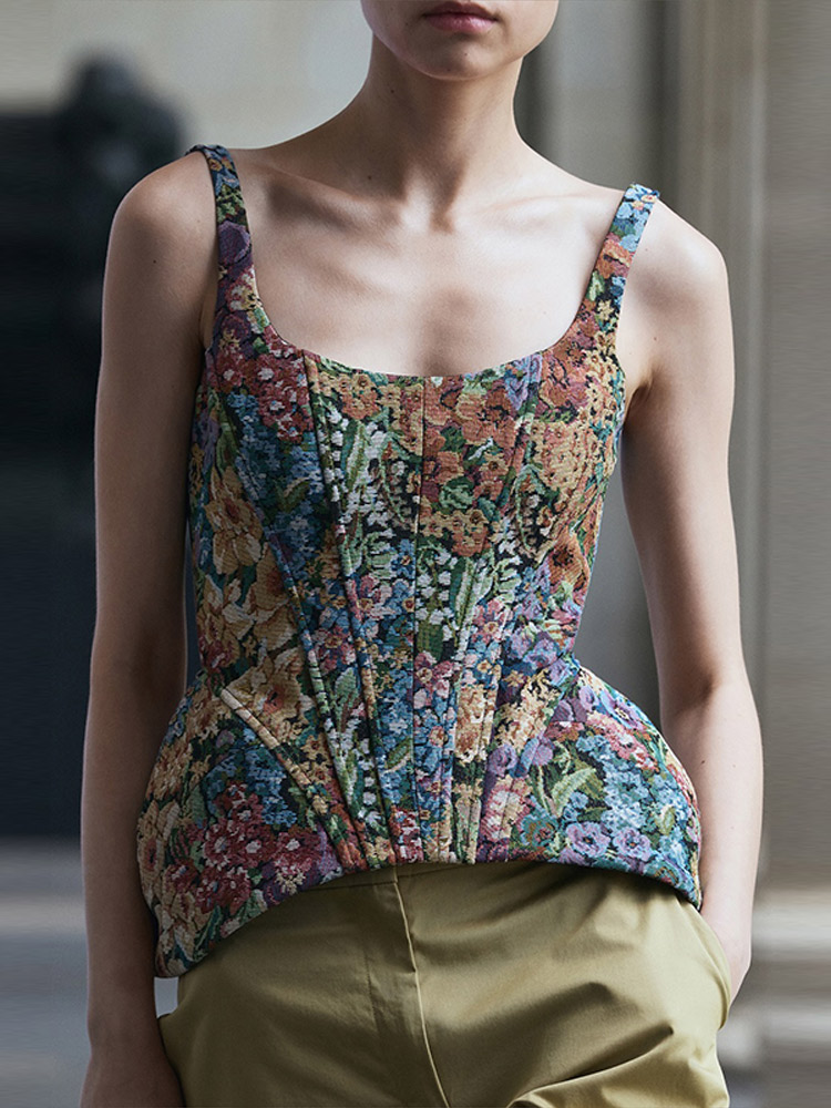 Street Fashion Jersey - Модный женский топ на тонких бретелях,
