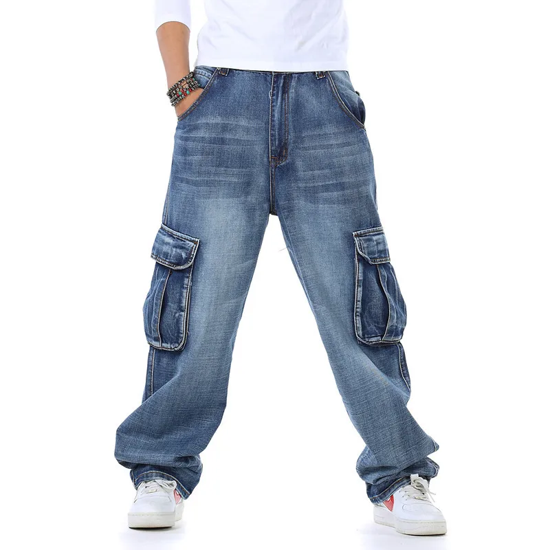 Street Fashion Guys - Мужские мешковатые джинсы, весна и осень,