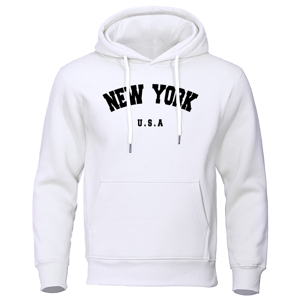 Street Fashion In New York - Толстовка с принтом NEW YORK Letter