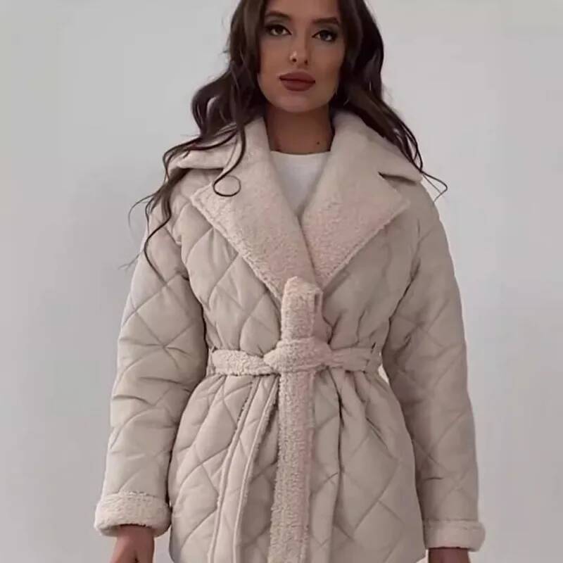 Элегантный стеганый жакет с по – обзор и цена Street Fashion Taiwan