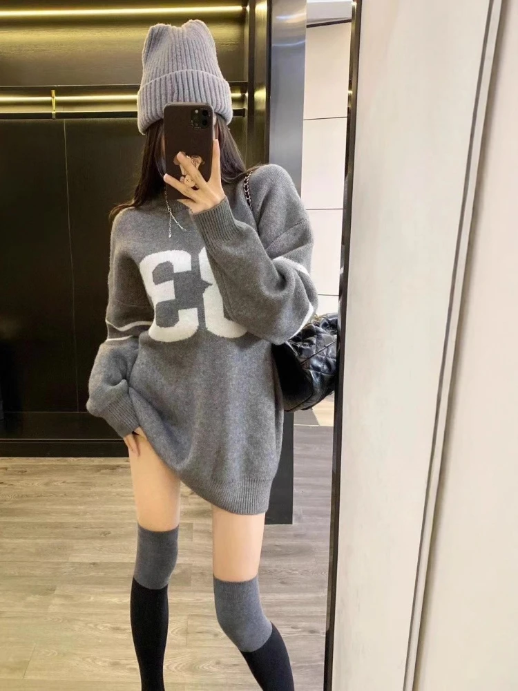 Винтажный вязаный свитер Y2K д – обзор и цена Fashion Streetwear