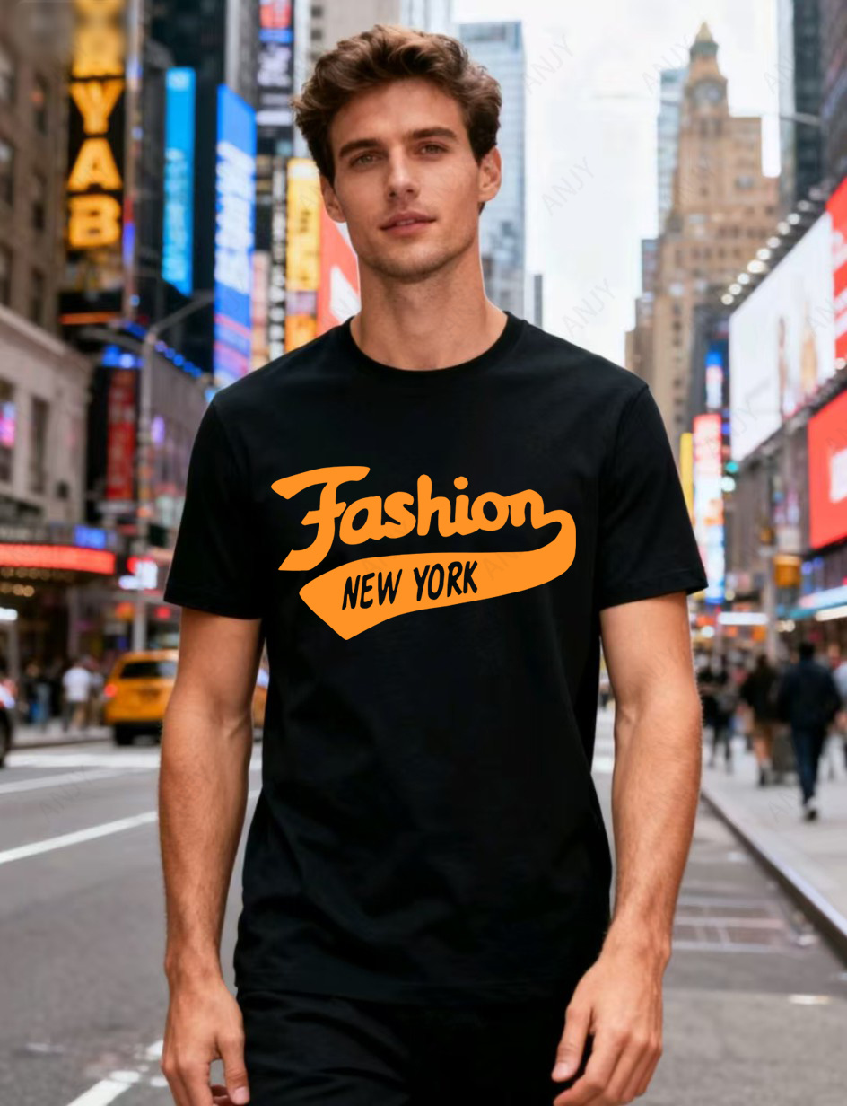 Футболка с принтом в стиле New – обзор и цена Street Fashion In New York